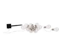 Lunartec Guirlande lumineuse solaire à LED design ampoule classique - 8,5 m