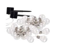 Lunartec 2 guirlandes lumineuses solaires à LED design ampoule classique - 8,5 m
