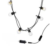 Lumisky Guirlande lumineuse extérieure Party Clear – 20 globes LED – Blanc chaud – connectable