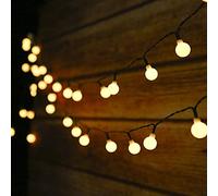 Guirlande Lumineuse Solaire Exterieur, Guirlande Guinguette Solaire 6.9M 50 LED Étanche IP44 avec 8 Modes Eclairage pour la Décoration Intérieur et Extérieur, Jardin, Sapin Noël, Soirée Fête etc