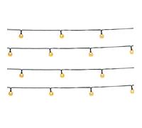 Lumisky Guirlande solaire Festy 20 boules LED 5,8 m blanc chaud