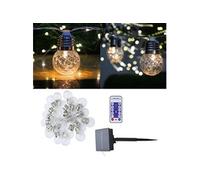 Guirlande lumineuse solaire LED extérieure étanche