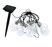 Lumisky FANTASY STAR SOLAR Guirlande lumineuse solaire de 3,75 m avec 10 ampoules cuivre micro LED blanc chaud