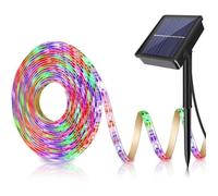 Guirlande Lumineuse Solaire, Ruban LED 5m Bande LED Lumières Solaire Extérieures 150LED Etanche Décoratifs Bande Lumineuse Inté A520