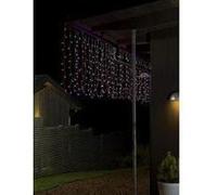 Guirlande lumineuse stalactites Konstsmide 3674-503 pour l'extérieur 24 V Ampoule LED multicolore (L x l x h) 12.47 m x 247 cm x 100 cm Multicolore