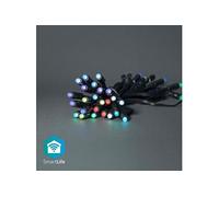 Nedis SmartLife - LED Décorative - Corde - RGB - 48 LED's - Intérieur et Extérieur - 7 Motifs de Mouvement - 10.8 m - Android/IOS