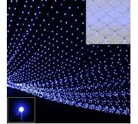 Guirlande Lumineuses Filet,120 LED Filet Lumineux 1,5M X 1,5M 8 Modes énergie étanche,Dimmable pour Chambre Noël Mariage Soirée Ma