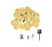 Guirlande lumineuses Forme de boule à bulles Energie solaire 7 mètres 50 pièce