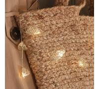Guirlande Micro LED à 20 Feuilles Filigranes Argentées
