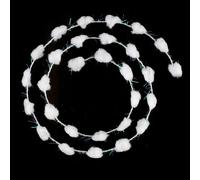 Guirlande Mini Boules Polaire - Blanc