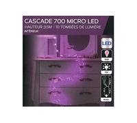 Guirlande Noël copper cascade 700 LED roses