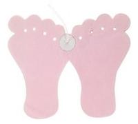 Guirlande Papier 1er Age - Pieds Roses Multicolore G