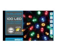 Guirlande programmable 100 LED 10 mètres multicolore FV Multicolore. Fil transparent G