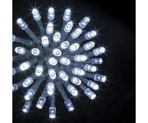 Guirlande programmable 500 LED 50 mètres blanc froid FT Blanc froid. Fil vert G