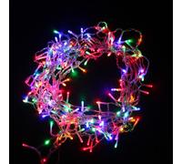 Guirlande Rideau stalactite 180LED IP44 3M avec timer - Multicolore