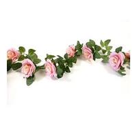 guirlande roses artificielles 1.50m rose - hobi fgu4025ro Rose G