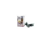 Guirlande scintillante EDM - esprit de Noël - lumière blanche chaude - 48 ampoules LED - 4 m - 71386 blanche G