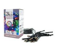 Guirlande scintillante EDM - esprit de Noël - multicolore - 24 ampoules LED - 2,3 m - 71332 Multicolore G