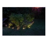 Guirlande solaire à planter 10 LED blanches - GALIX - 5m - 0,5W - 100 Lumens - 8h d'éclairage