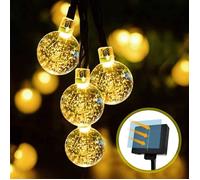 Guirlande Solaire Extérieure 6.5M 30LED - Boules(2.3cm) - 8 Modes - IP65 Etanche