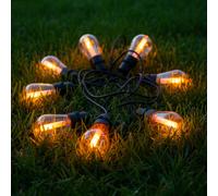Guirlande solaire flame 10 led flamme 8m