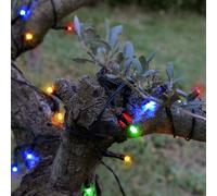 Guirlande solaire led 40m multicolore - 400 led
