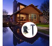 vidaXL Guirlande lumineuse solaire 200 LED