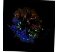 Guirlande solaire LED multicolore 3 dimensions - WERKA PRO 12M (100 LED)