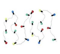 Guirlande solaire lumineuse d'extérieur 20 ampoules led multicolores(L10,70m) - - ALTOBUY Multicolore G