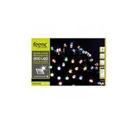 Guirlande solaire multicolore 200 LED 20 mètres ext/int