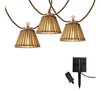 Lumisky Guirlande solaire NATURA HYBRID – 10 ampoules – 8M – Beige G