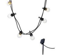 Guirlande solaire PARTY CLEAR 10 globes 5.7M 14 G