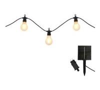Guirlande solaire PARTY CLEAR HYBRID 10 ampoules 7.5M 14 G