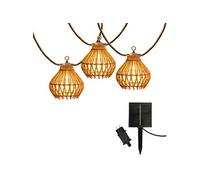 Lumisky – Guirlande lumineuse extérieure ROTILIA LIGHT HYBRID 10 abat-jour 8m solaire/secteur