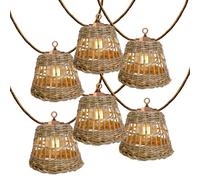 Lumisky Guirlande solaire SAMOA LIGHT HYBRID 20 ampoules LED blanc chaud dimmable 13 m