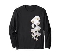 Guirlandes Blanches Phalaenopsis à Une Face pour orchidée Manche Longue