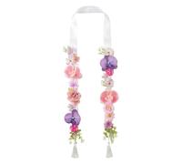 Guirlandes hawaïennes | Étole de Laurier en Satin Artificiel - Collier Guirlande de Graduation,pour Maternelle, lycée, fête de Fin d'études, Danse, Mariage, Plage d'été,