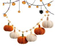 Guirlandes Lumineuses Halloween Couronne Automne Crochet Cheminée Ferme