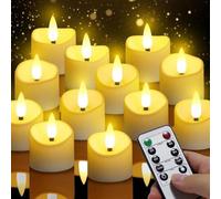 Guirlandes lumineuses LED avec télécommande - 12 pièces, idéales pour les mariages, les fêtes et la décoration d'intérieur