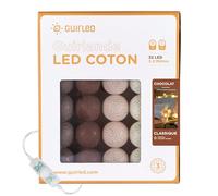 Guirlande Boule Lumineuse Led Usb Veilleuse 2h Chocolat 32 boules