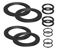 GUIZIYAO 12 Pièces 25076RP Joint Toroque Piscine, 38MM Joint Toroque Caoutchouc, Rondelle Caoutchouc pour Pièces Intex 10745, 10262, 10255, Vanne À Piston, Collecteur, Buse