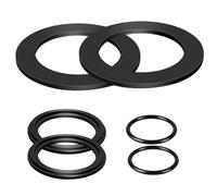 GUIZIYAO 6 Pièces 25076RP Joint Toroque Piscine, 38MM Joint Toroque Caoutchouc, Rondelle Caoutchouc pour Pièces Intex 10745, 10262, 10255, Vanne À Piston, Collecteur, Buse
