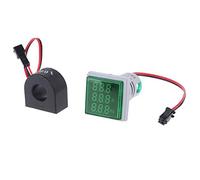 GUMEI 3in1 ampèremètre numérique voltmètre fréquence Panneau mètre 0-100A indicateur carré Tension ampère Hz Lampe à LED Signal Lumineux avec CT