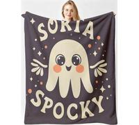 Gumntun Couverture 3D 150x200cm Thème Halloween Polaire Peluche-C143 | Douce Moelleuse Confortable, Excellente Isolation Thermique, pour L’hiver et Toutes Saisons, pour Canapé-Lit Bureau