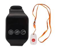 Gundhgstrr Système D'Alerte Infirmière Portable à Distance, Téléavertisseur Sans SOS pour Soignant, Signal Stable et Étanche
