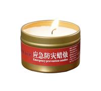 Gungtj Bougies de camping, bougies d'urgence non parfumées, 6 x 6 x 4 cm, lanternes en conserve longue durée de 20 heures pour coupures de courant, tente extérieure, randonnée, longue combustion et