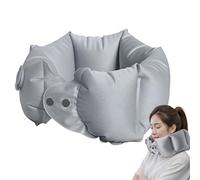 Gungtj Coussin de pour avion | Coussin d'avion avec appui-cou | Appui-tête gonflable réglable pour adultes et | vol longue distance