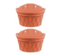 Gungtj Lot de 2 pots de fleurs à montage mural pour jardin vertical peu encombrant