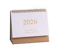 Gungtj Planificateur de table - Planificateur mensuel 2026 en papier pour le bureau - Organiseur décoratif pour planification de dates, utilisation quotidienne, étudiant, enseignant, manager, bureau