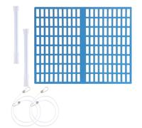 Gungtj Protection d'écumoire pour piscine creusée - 41,9 x 33 cm - Filtre anti-débris et feuilles - Pour réservoir de natation, maison, extérieur, étang, réservoir d'eau dans le sol, sacs à ordures